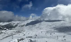 Kartalkaya sezona hazırlanıyor: Kar kalınlığı 15 santimetreye ulaştı