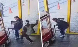 İstiklal Caddesi’nde polise bıçaklı saldırı kamerada