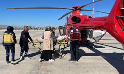 Ambulans helikopter Damla bebek için havalandı