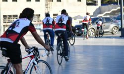 Şiddet olaylarına dikkat çeken sporcular bin 250 kilometre pedal çevirecek