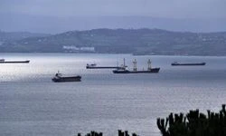 Karadeniz'de olumsuz hava koşulları yüzünden bazı gemiler Sinop Limanı'na demirledi