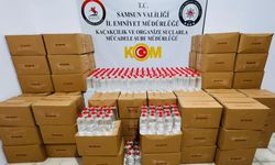 Samsun'da 3 bin litre etil alkol ele geçirildi