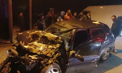 Zonguldak'ta kamyon ile çarpışan otomobilin sürücüsü öldü