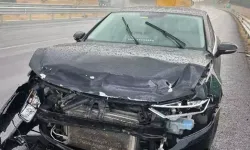 Belediye başkanı İzmir yolunda trafik kazası geçirdi