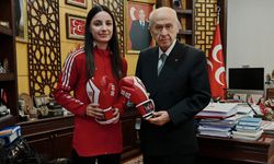 MHP Genel Başkanı Bahçeli, Aybüke Kılınç'ı kabul etti