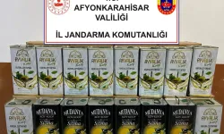 Afyonkarahisar’da 310 litre sahte zeytinyağı ele geçirildi