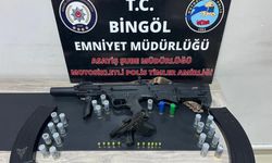 Bingöl’de ruhsatsız silah ve uyuşturucu ele geçirildi