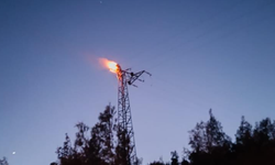 Elektrik direğinde akıma kapılan şahıs yanarak öldü