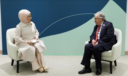 Emine Erdoğan'dan, BM Genel Sekreteri Guterres ile görüşmesine ilişkin paylaşım