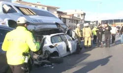 Maltepe'de zincirleme kaza: 7 araç birbirine girdi