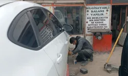 Bitlis'te oto lastikçilerde kış lastiği yoğunluğu