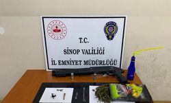 Sinop’ta cips poşetinden esrar çıktı