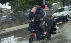 Adana'da 6 kişilik ailenin motosiklet yolculuğu