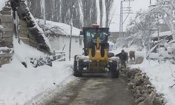 Tokat’ta kar timleri zorlu hava şartlarına karşı görev başında