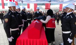 Malatya'da kazada şehit olan polis memuru için tören düzenlendi