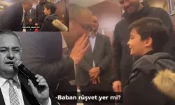 CHP’li Keçiören Belediye Başkanı Mesut Özarslan’dan küçük çocuğa ilginç soru: Baban rüşvet yer mi?