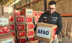 AFAD, Münbiç'te 1365 aileye gıda kolisi ulaştırdı