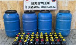 Mersin'de sahte içki imalathanesine operasyon: 2 ton 115 litre içki ele geçirildi