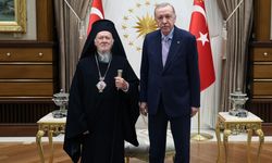 Cumhurbaşkanı Erdoğan, Fener Rum Patriği Bartholomeos'u kabul etti