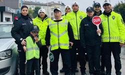 Engelli bireyler trafik polisi olmanın heyecanını yaşadı