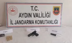 Aydın'da üzerinde tabancayla yakalandı