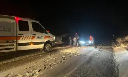 Adıyaman’da kar nedeniyle yolda mahsur kalan 9 kişi kurtarıldı