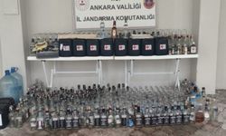 Ankara'da kaçak alkol ve tütün operasyonu