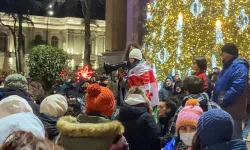 Gürcistan’da AB eylemleri sürüyor