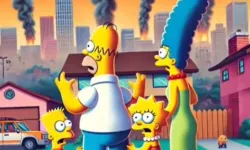 Simpsonlar bunuda mı bilmiş! 20 yıl önce Los Angeles yangını...