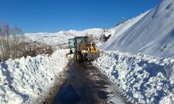 Elazığ’da köy yollarının açılması için çalışmalar sürüyor