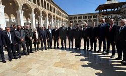 Bilal Erdoğan ve beraberindeki heyet, Suriye Cumhurbaşkanı Şara ile görüştü