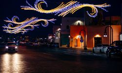 Katar'da ramazan ayı dolayısıyla cadde ve meydanlar ışıklandırıldı