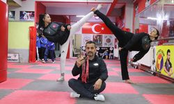 Yetenek taramasında keşfedilen milli tekvandocular Buğlem ve İrem, hedef büyüttü
