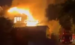 Kocaeli'de cenazeye giden ailenin evi yandı