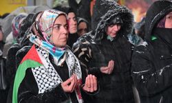 İsrail'in Gazze'ye saldırıları protesto edildi