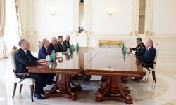 Azerbaycan Cumhurbaşkanı Aliyev, Milli Savunma Bakanı Güler'i kabul etti