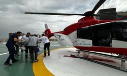 Ambulans helikopter 2 yaşındaki bebek için havalandı
