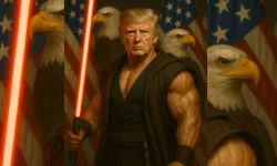 Beyaz Saray, Trump'ı Sith Avcısı olarak resmetti