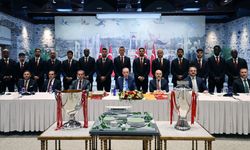 Cumhurbaşkanı Erdoğan, Galatasaray futbol takımını kabul etti