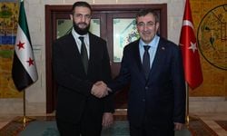 Cumhurbaşkanı Yardımcısı Yılmaz, Suriye Cumhurbaşkanı Şara ile görüştü