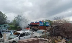 Ankara'da varil patladı: Yangın çıktı