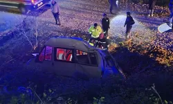 Samsun'da minibüs şarampole devrildi: 1 ölü