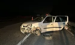 Düzce'de bariyere çarpan otomobildeki 4 kişi yaralandı