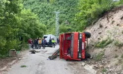 Artvin'de iş makinesi kaza yaptı: 1 ölü