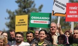 Bursa'da köylüler beton santrali için ayakta