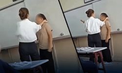 İstanbul'da okulda öğretmenden öğrenciye şiddet kamerada