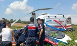Adana'da sert iniş yapan cayrokopterdeki 2 jandarma personelinden biri taburcu edildi