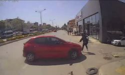 Ataşehir'de kaza: Kadın metrelerce savruldu