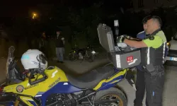 Düzce'de kovalamaca ile yakalanan motosikletlilere 65 bin lira ceza