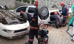 Ordu'da otomobil site bahçesine uçtu: 1 kişi hayatını kaybetti